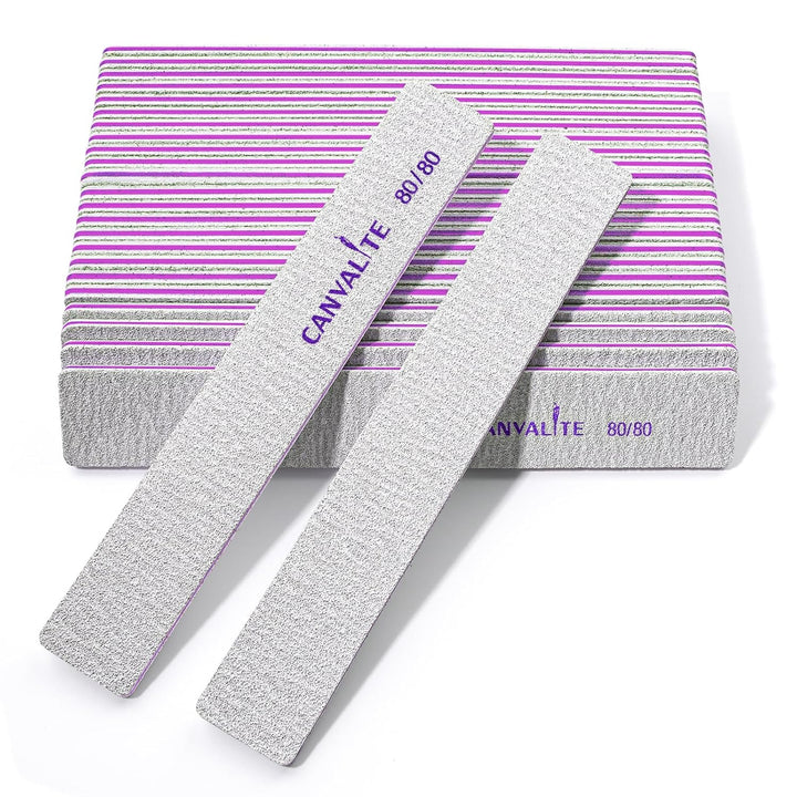10 PCS Nail File Professional Nail Files Reusable Double Sided Emery Board(100/180 Grit) Nail Styling Tools for Home and Salon Use Christmas Gifts for Women