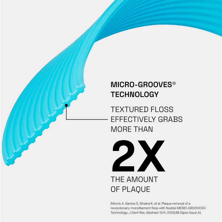 Ultraclean Dental Floss, Mint, Plaque Remover for Teeth, Shred Resistant, Waxed, Easy on Gums & Teeth, Mint, Oral Care, PFAS Free, for Adults & Kids, 6 Pack, 30 Yd