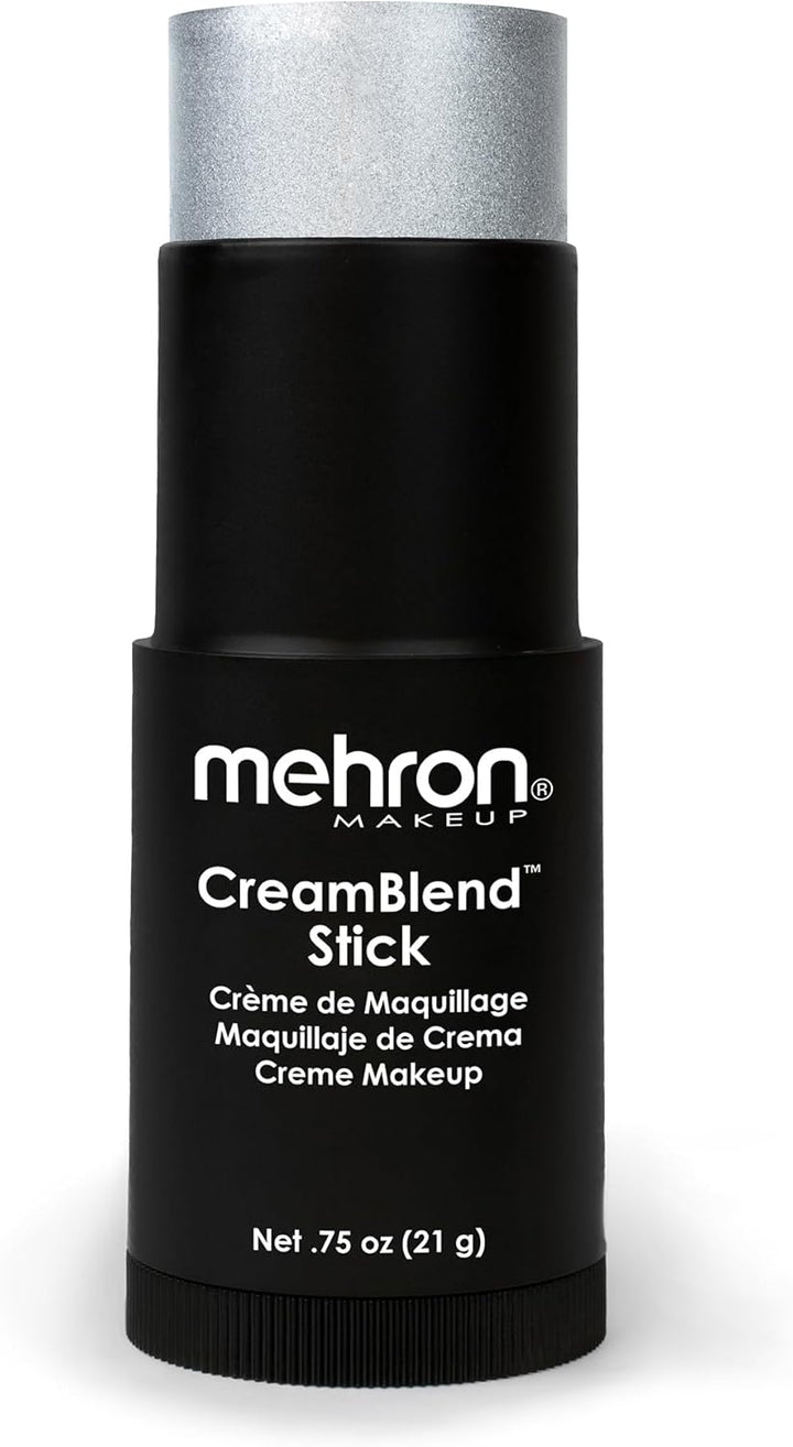 Makeup Creamblend Stick | Face Paint, Body Paint, & Foundation Cream Makeup | Perfect for Halloween .75 Oz (21 G) (White)