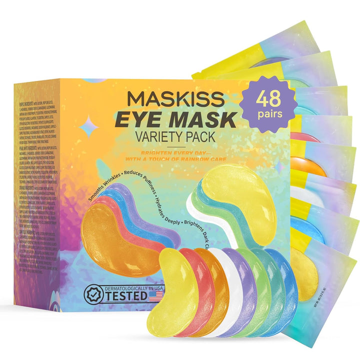 24K Gold under Eye Patches (25 Pairs), Eye Mask, Collagen Skin Care Products, Eye Patches for Puffy Eyes, Eye Masks for Dark Circles and Puffiness