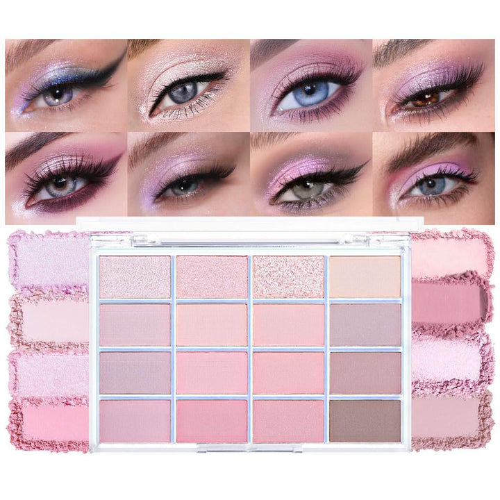 Neutral Nude Brown Smokey Eye Shadow Palette,Rose Gold Bronze Naked Cream Eyeshadow Palette Makeup,Natural Eyeshadow for Eyes Long Lasting Naturing-Looking