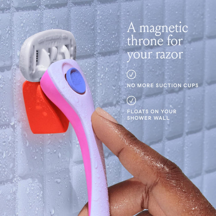 Razors for Women Shave Kit – Women’S Razor + 4 X 5-Blade Razor Refills + Magnetic Holder – Dreampop