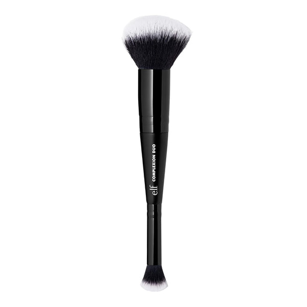 Complexion Duo Brush, Makeup Brush for Applying Foundation & Concealer, Creates an Airbrushed Finish, Made with Vegan, Cruelty-Free Bristles
