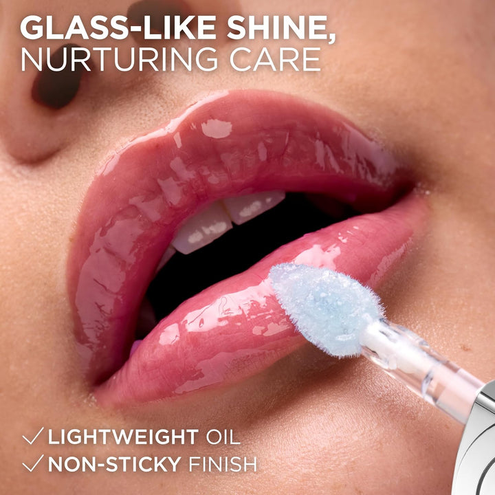 Plump Ambition Ph Hyaluron Lip Oil, Color Shifting Lip Tint with 24HR Hydration, Volumizing Shine and Lasting Color, 050 Ph Lilac