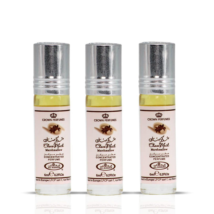 Choco Musk Marshmallow Perfume Oil Roll-On - 6Ml (0.2 Oz) | Gourmand Fragrance with Strawberry, Marshmallow & Cocoa | Sweet, Fluffy & Addictive | Arabian Dessert Scent for Women