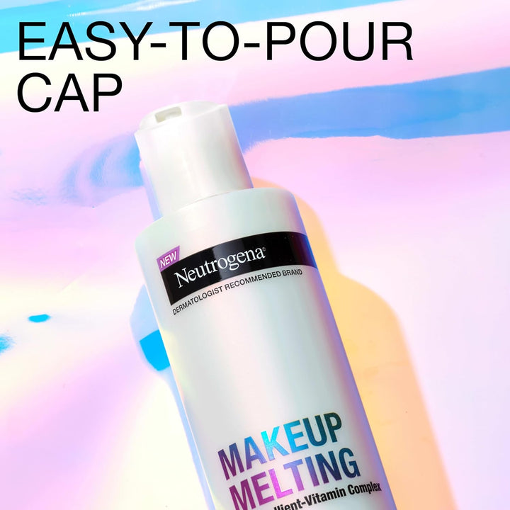 Makeup Melting Nourishing Micellar Milk with 7% Emollient-Vitamin Complex, Soothing Fragrance-Free Eye, Lip & Face Makeup Remover for Sensitive & Dry Skin, Oil-Free, 6.7 Fl. Oz