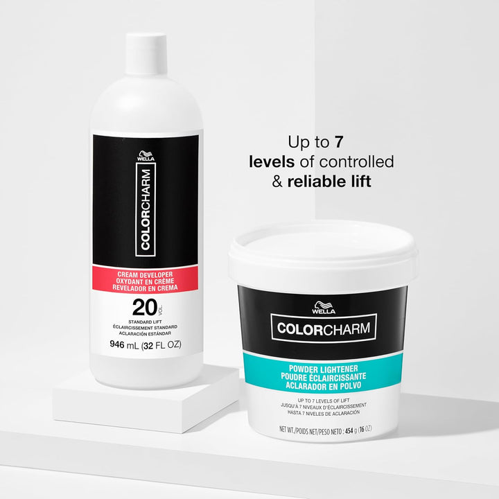 COLORCHARM Powder Hair Lightener | up to 7 Levels of Lift | Dust Free | Packaging May Vary