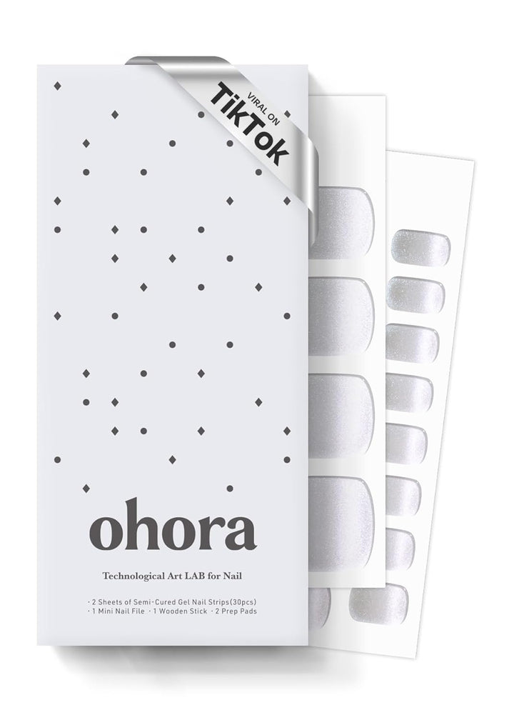 Semi Cured Gel Pedi Strips (P Chilly Red) - Works with Any Pedi Lamps, Salon-Quality, Long Lasting, Easy to Apply & Remove - Includes 2 Prep Pads, Pedi File & Wooden Stick