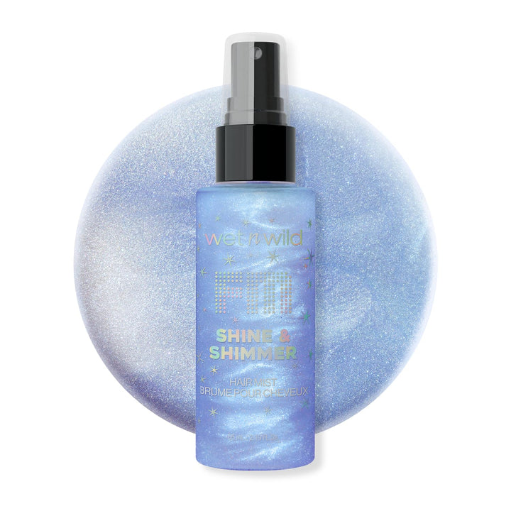 Shimmer Shine Hair Mist, Lightweight Glitter Spray with Argan Oil & Rosemary, Non-Greasy Shine Boost, Cruelty Free – Fallen Star