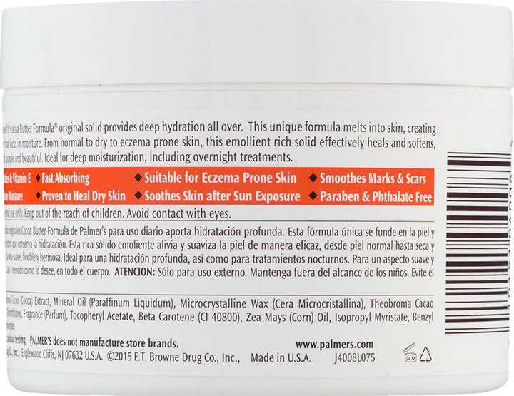 Palmer’S Cocoa Butter Formula Daily Skin Therapy, Solid Formula, 7.25 Ounces (Pack of 3) .Pack