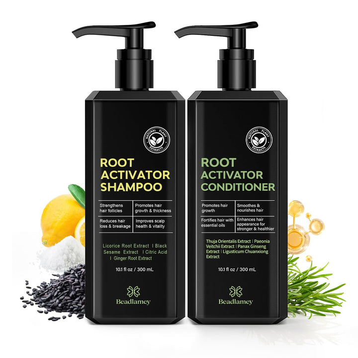 Root Activator Shampoo for Men: Hair Growth Shampoo for Hair Loss and Thinning Hair - 10.1 Fl Oz / 300 Ml