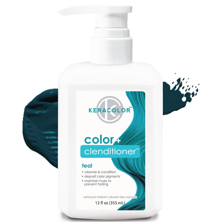 Color + Clenditioner 3-In-1 Color-Depositing Conditioner, Gently Cleanses & Conditions, Semi-Permanent Hair Color, 23 Shades, 12 Fl Oz