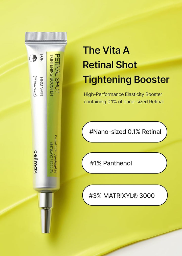 the Vita a Retinal Shot Tightening Booster | Pore Minimizer, Wrinkles & Fine Lines, Firmer Skin, 15Ml