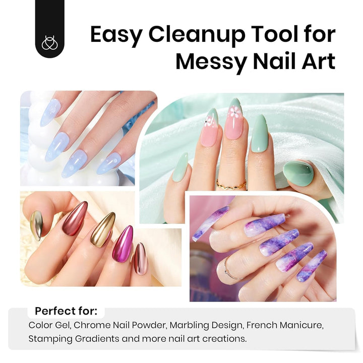 Liquid Latex for Nails: 15ML Simple Peel off Cuticle Guard for Nail Polish Nail Art Liquid Latex Barrier Protector Manicure Cuticle Protectors with Stick Gifts for Women