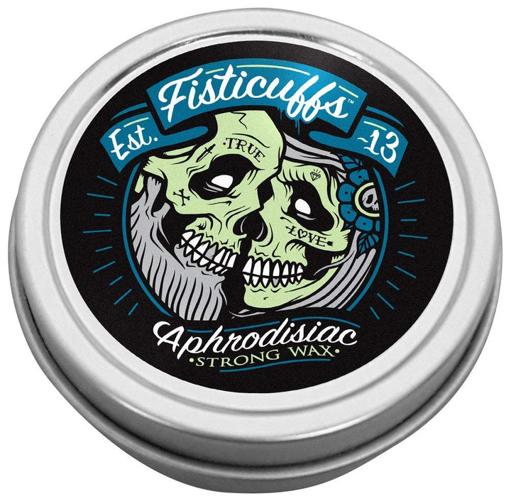Fisticuffs Strong Hold Mustache Wax Gentlemen'S Blend 1 OZ. Tin