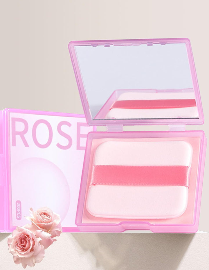 Oil Blotting Paper - 300 Sheets W/Mirror, Puff & Refills, Absorbs Excess Face Oil, Controls Shine, Gentle for Makeup Use