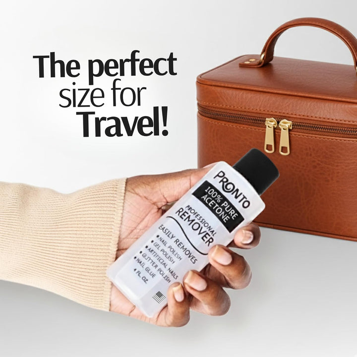 100% Acetone Gel Nail Polish Remover - Gel Polish Remover for Nails | Acetone Nail Polish Remover for Nails for Removal of Glue, Gel, Acrylic & Dip | Gel Polish Remover, 8 Fl Oz