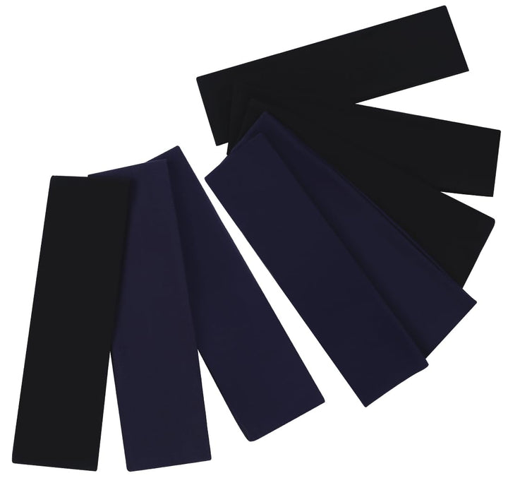 8 Pack Sport Headbands for Women, Elastic Soft Fabric Non-Slip Hair Bands Hair Warp for Daily Workout Yoga Running Sports