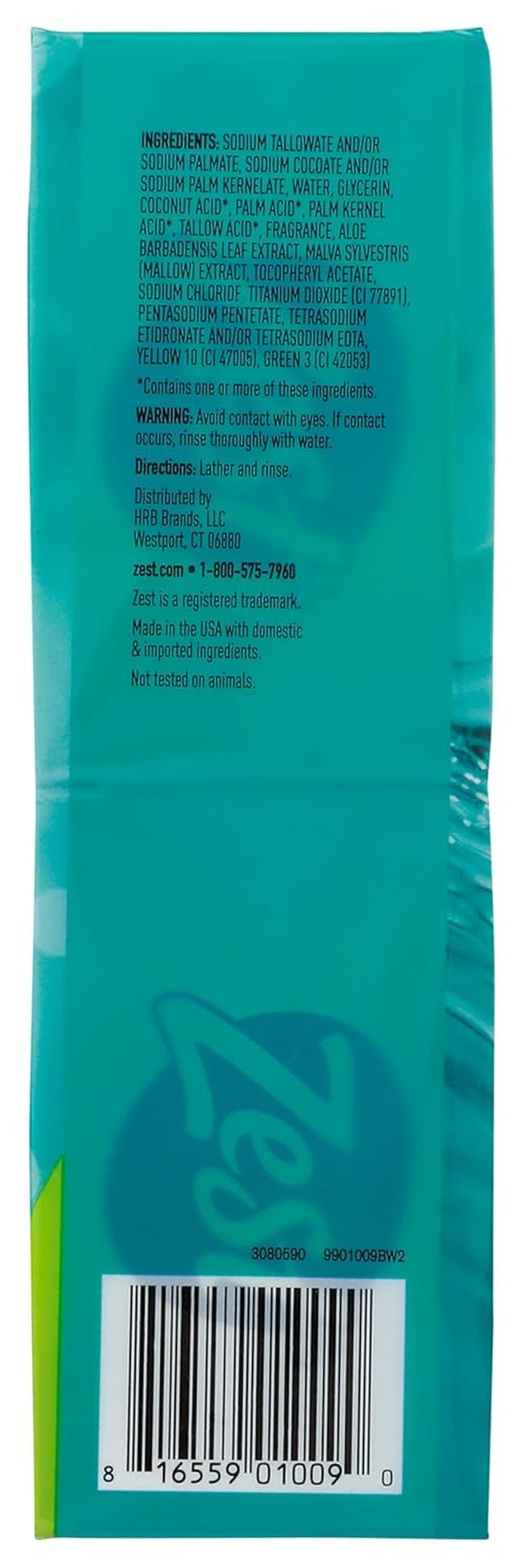 8-Bar Bath Size Soap, Aqua, 4 Ounce per Bar, 8 Bars, 32 Ounce