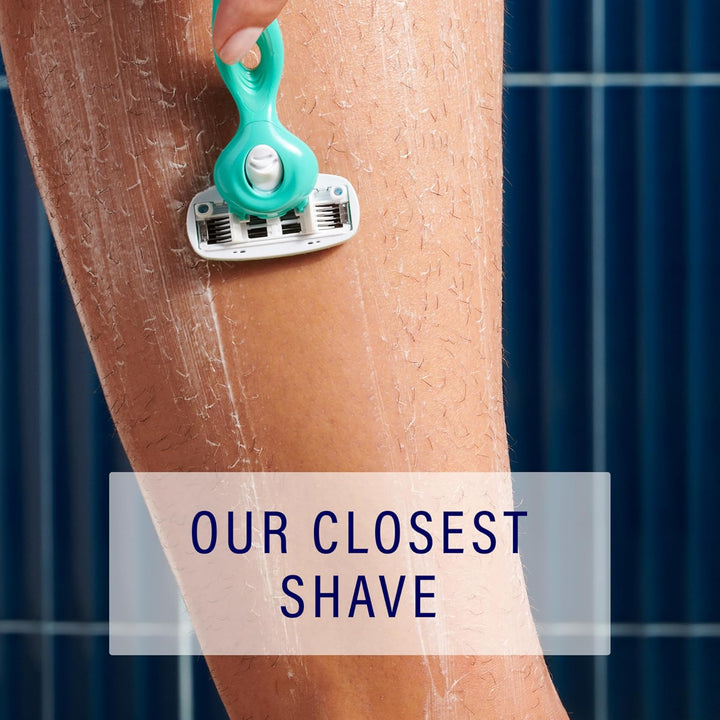 Sensitive Women'S Razor Blade Refills, 4 Count | 5-Blade Razors for Women Sensitive Skin | Womens Razor Refills for Sensitive Skin