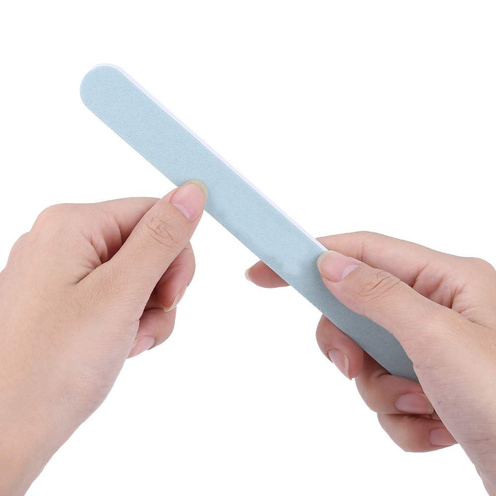 Nail Buffer Blocks and Shine Kit Art Buffing Cream Brush Buffers Polishing Strip Care Tools Chamois Polishing Block Glossy Nails Care Tools Set for Professional Manicure Pedicure Salon