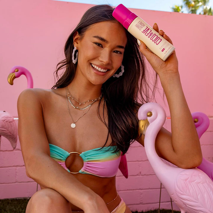 Sunny Honey Bali Bronzing Self Tanner Mousse - (Dark) All Natural Sunless Tanning Mousse | Instant Self Tanning Lotion with Bronzer and Skin Moisturizer (6.7 Fl Oz)