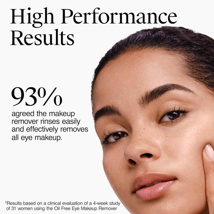 Gentle Oil-Free Eye Makeup Remover & Cleanser for Sensitive Eyes, Non-Greasy Makeup Remover, Waterproof Mascara Remover, Dermatologist & Ophthalmologist Tested, 5.5 Fl. Oz