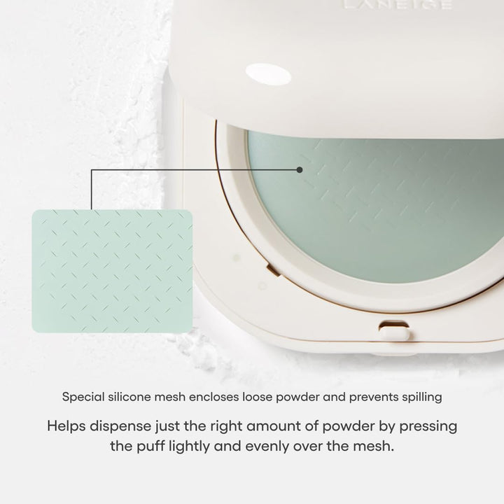 Neo Blurring Powder: Korean Oil-Control Compact with Pore Blurring, Smoothing Finish & Travel-Friendly, No-Spill Packaging