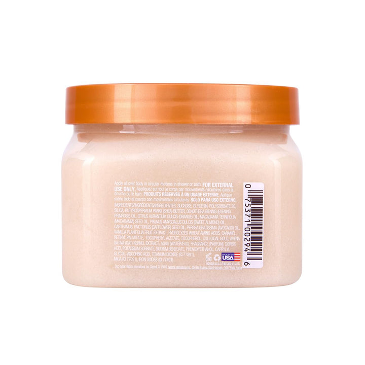 Shea Sugar Scrub, Exfoliating Body Scrub Removes Dead, Dry Skin for a Soft & Hydrated Feel, Nourishing Essential Body Care, 18 Fl Oz.