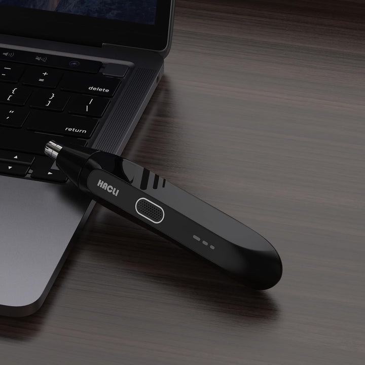 Nose Hair Trimmer for Men Women - Electric Nose Hair Clipper with Replaceable Stainless Steel Blade, Powerful 8000RPM Motor, Wet/Dry Use, Travel Lock, Portable Design USB Rechargeable