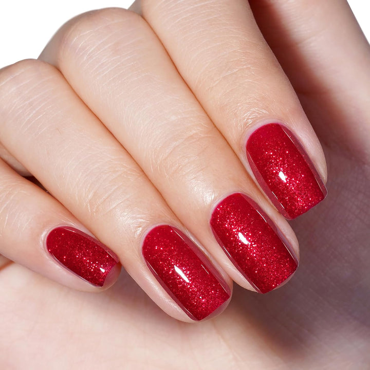 Dip Powder Wine Red for Valentine'S Day, Red Dip Powder Nail 1 Oz Burgundy Nail Dipping Powder French Nail Art for Starter Manicure Salon DIY at Home, Fall Winter Dip Powder Colors for Women