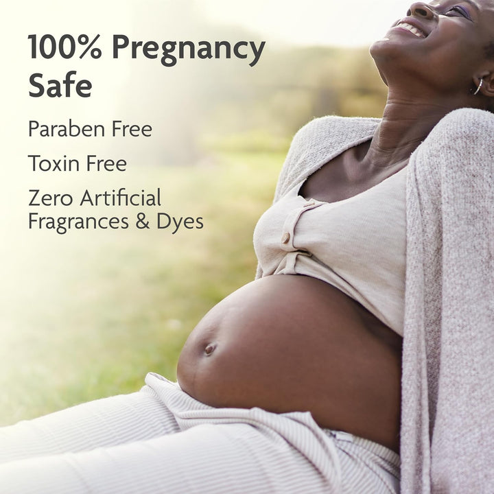 Stretch Mark Cream for Pregnancy - 4 Fl Oz, Citrus Scent - Pregnancy Stretch Mark Prevention & Pregnant Belly Cream & Belly Oil for Pregnant Women - Paraben Free