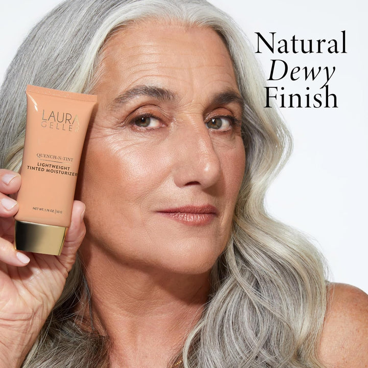 Quench-N-Tint Lightweight Tinted Moisturizer, Porcelain/Fair - Sheer to Light Buildable Coverage - Natural Glow Finish - Lightweight Formula - Hydratant Teinte