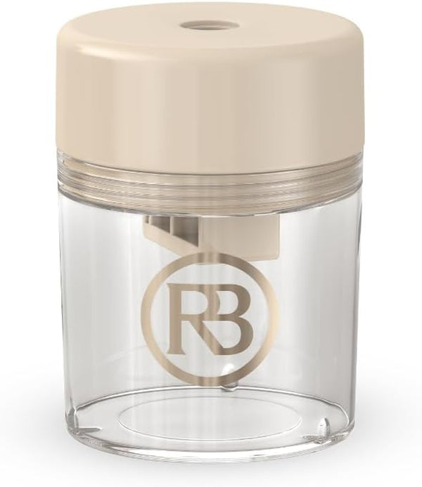 Lip & Eye Liner Pencil Sharpener – German Blade, Mess-Free Reservoir, Smooth Precise Tips for Lip & Eye Liners