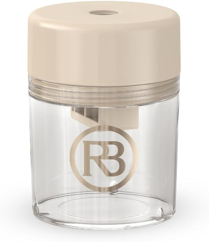 Lip & Eye Liner Pencil Sharpener – German Blade, Mess-Free Reservoir, Smooth Precise Tips for Lip & Eye Liners