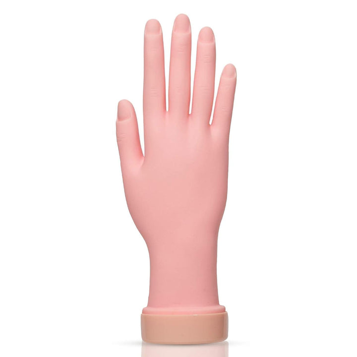 Nail Trainning Hand Flexible Soft Practice Plastic Mannequin Hand Nails Tips Art Trainer Manicure Practice Hand Tool