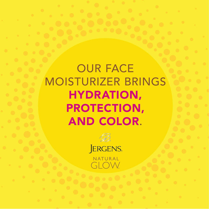 Natural Glow Self Tanner Face Moisturizer with SPF 20 Facial Sunscreen, Medium to Deep Skin Tone, Sunless Tanning, Oil Free, Broad Spectrum Protection UVA and UVB, 2 Oz (Packaging May Vary)