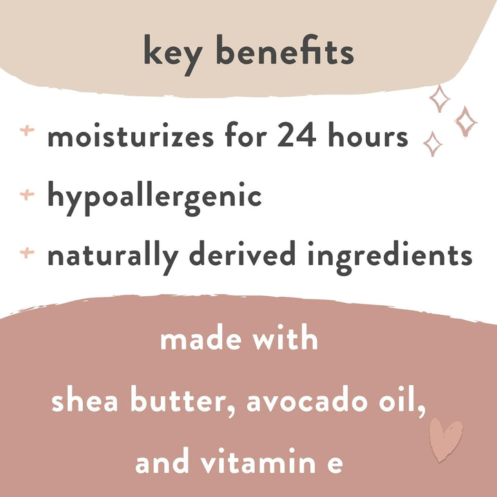 Honest Mama Rock the Bump Body Butter | Moisturizing Stretch Mark Cream | Shea Butter, Avocado Oil, Vitamin E | Hypoallergenic + Dermatologist Tested | 4 Oz