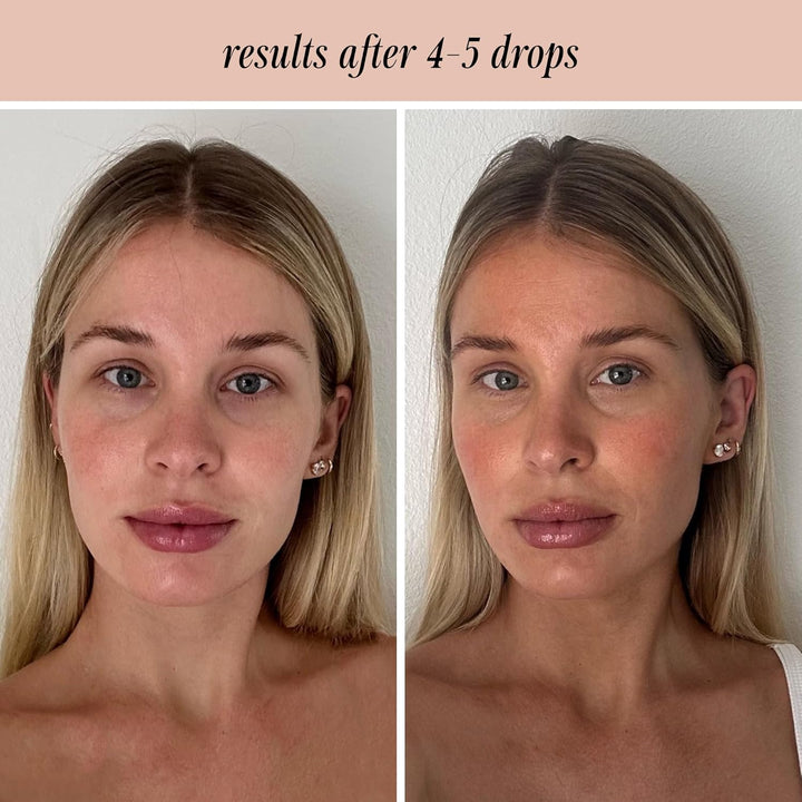 N°12 Face Tanning Drops - Non-Comedogenic Bronzing Drops for Face with Hyaluronic Acid, Vitamin E, & Passionfruit Oil - Fragrance Free, Cruelty Free, & Vegan Self Tanner