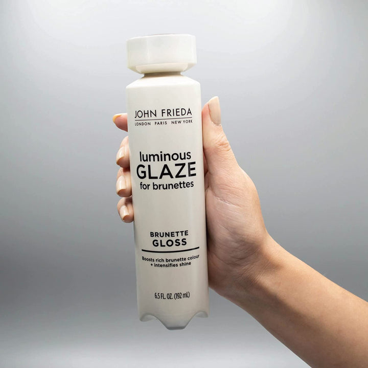 Brilliant Brunette Luminous Glaze, Hair Gloss Enhances Rich Color and Boosts Shine for Silky Brunette Hair, Enhances While Mending Damaged Hair Surfaces, 6.5 Oz