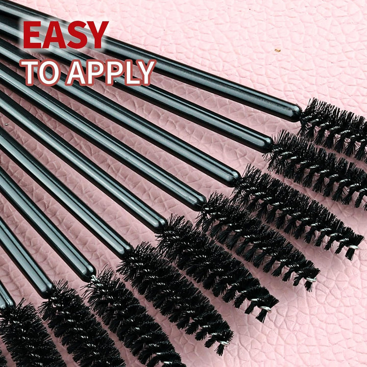 Mascara Wands, Disposable Mascara Wand 200Pcs, Lip Applicators Disposable Mascara Makeup Applicator Lipgloss Lip Brush Mascara Brush Lipstick Tester Wands Black
