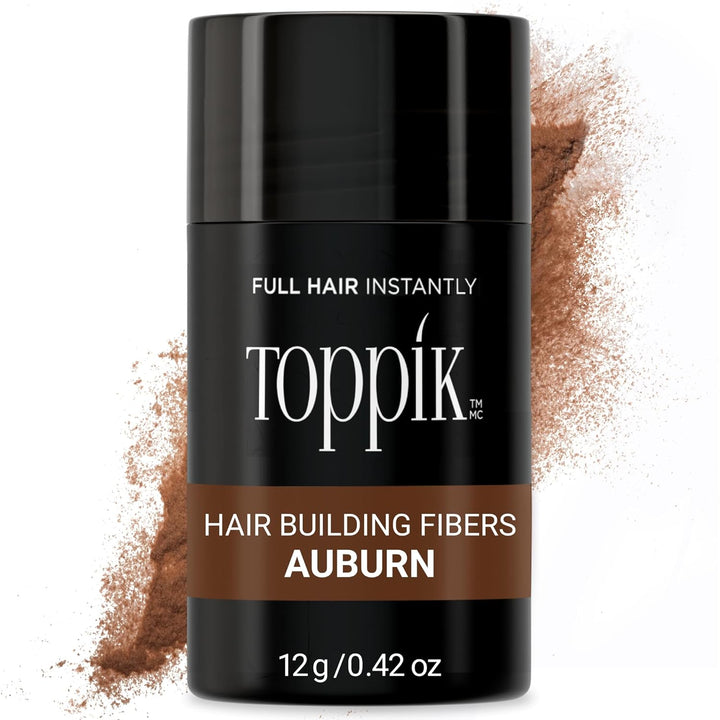 Toppik Hair Building Fibers, Fill in Fine or Thinning Hair Instantly Thicker, Fuller Looking Hair 9 Shades,4 Size Options