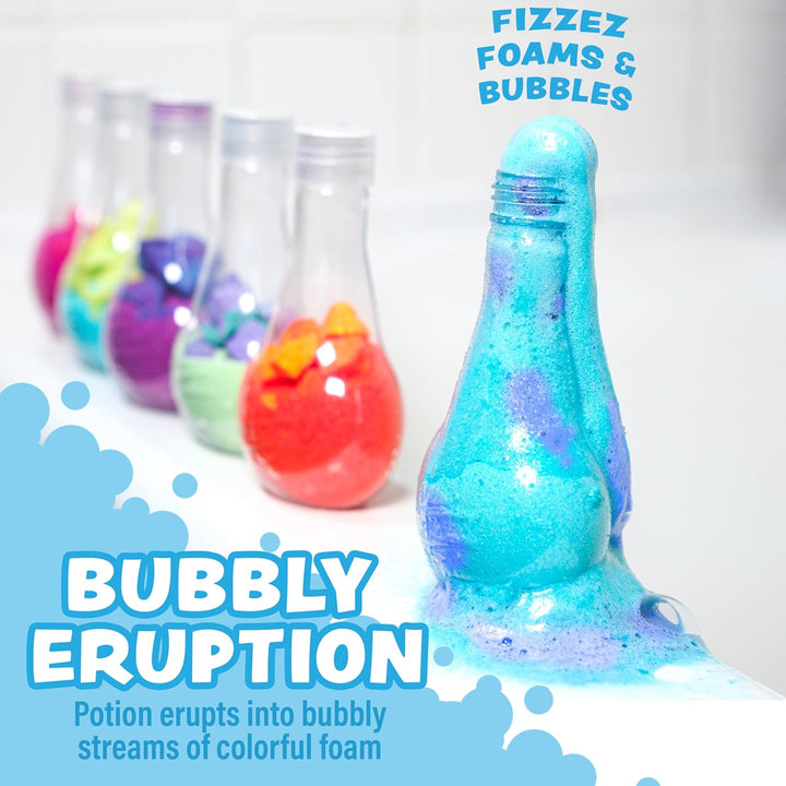 ® Kids Bath Bomb Potion™ Bath Toy, Variety 6 Pack | Nontoxic | Fizzes, Foams & Bubbles with an Eruption of Color | Interactive Bath Bombs | Fun Science Toddler Bath Toys