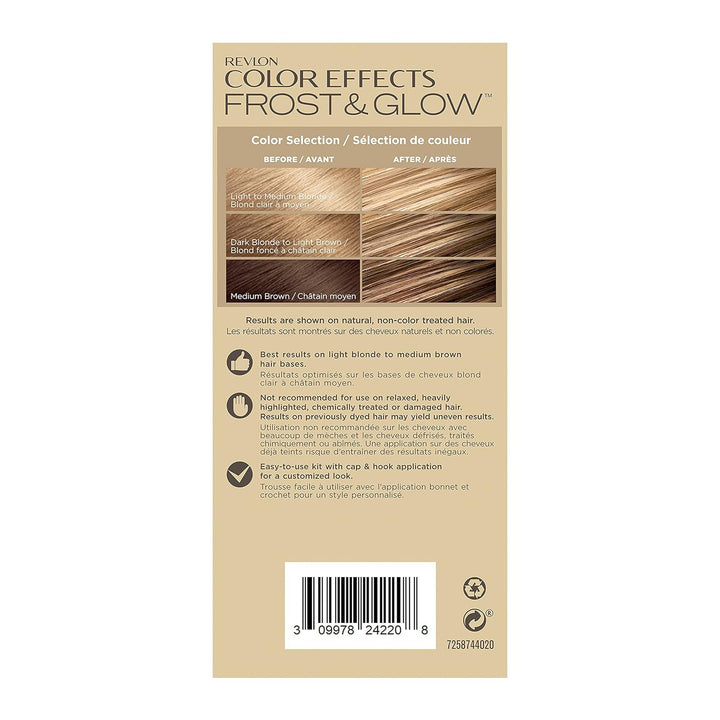 Color Effects Highlighting Kit, Permanent Hair Dye, for Balayage, Frosting, & Ombre Styling, Ammonia & Paraben Free, 20 Blonde, 8 Oz (Pack of 1)