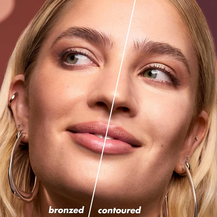 Camo Liquid Bronzer & Contour, Silky Highly Pigmented Formula, Creates a Long-Lasting Bronzed Glow & Natural Look, Vegan & Cruelty-Free, 2 Fair/Light