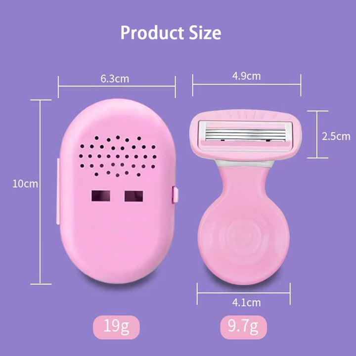 New Women'S Anti-Scratch Razor, Safety Razor, Designed for a Close, Smooth Shave and Shave Standard 1 Blade (Green + 3 Tips)