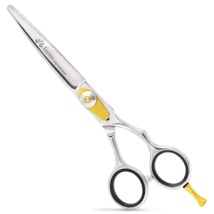 Equinox Professional Razor Edge Series Barber Hair Cutting Scissors - Japanese Stainless Steel Salon Scissors - 6.5” Overall Length - Fine Adjustment Tension Screw - Premium Shears for Hair Cutting