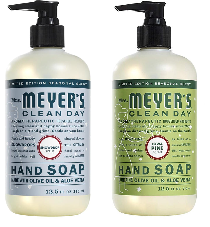 CLEAN DAY Hand Soap, Made with Essential Oils, Biodegradable Formula, Rain Water, 12.5 Fl. Oz - Pack of 3