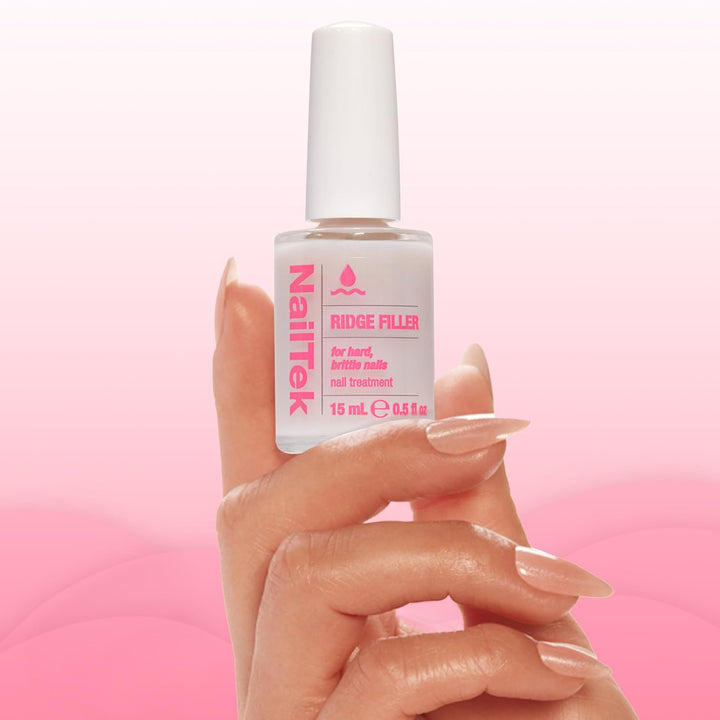 Ridge Filler Formula 3 – Clear Ridge Filler for Nails, Base Coat, Nail Strengthener Polish for Hard & Brittle Nails, 0.5 Fl Oz