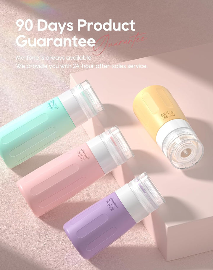 16 Pack Travel Bottles Set for Toiletries, TSA Approved Travel Containers Leak Proof Silicone Squeezable Travel Accessories 2Oz 3Oz for Shampoo Conditioner Lotion Body Wash (BPA Free)